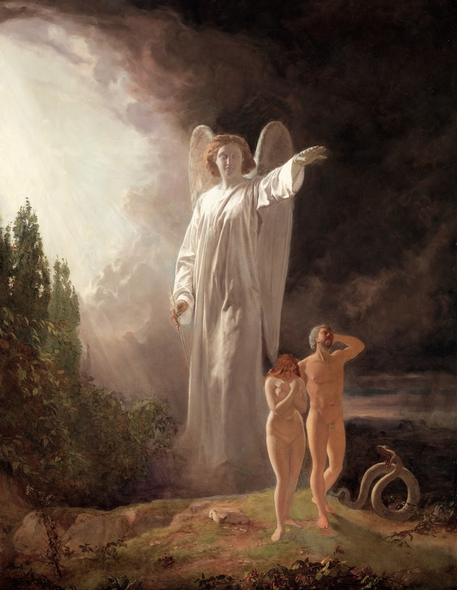 Expulsion of Adam and Eve 1880s