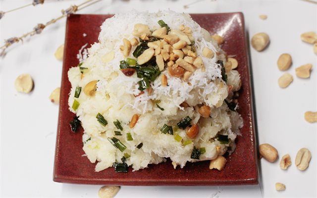 Khoai Mì Trộn Dừa Nạo
