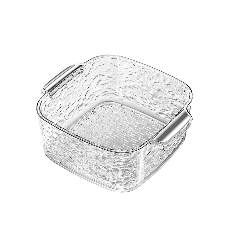 Plastic kitchen strainer, multi-layered