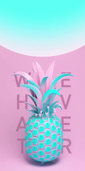 Pineapple, Azure, Purple, Fruit, Terrestrial Plant Full HD iPhone Wallpaper Background