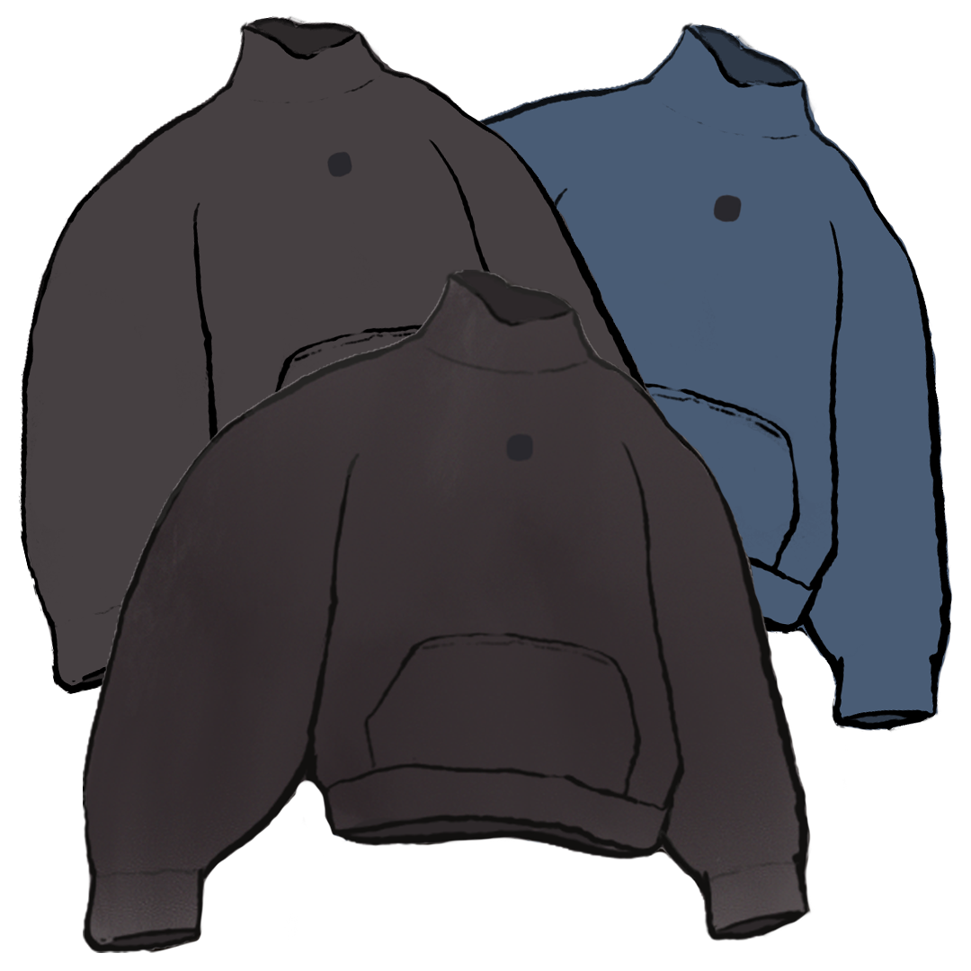 Yeezy HIGH NECK FLEECE SWEATER product image