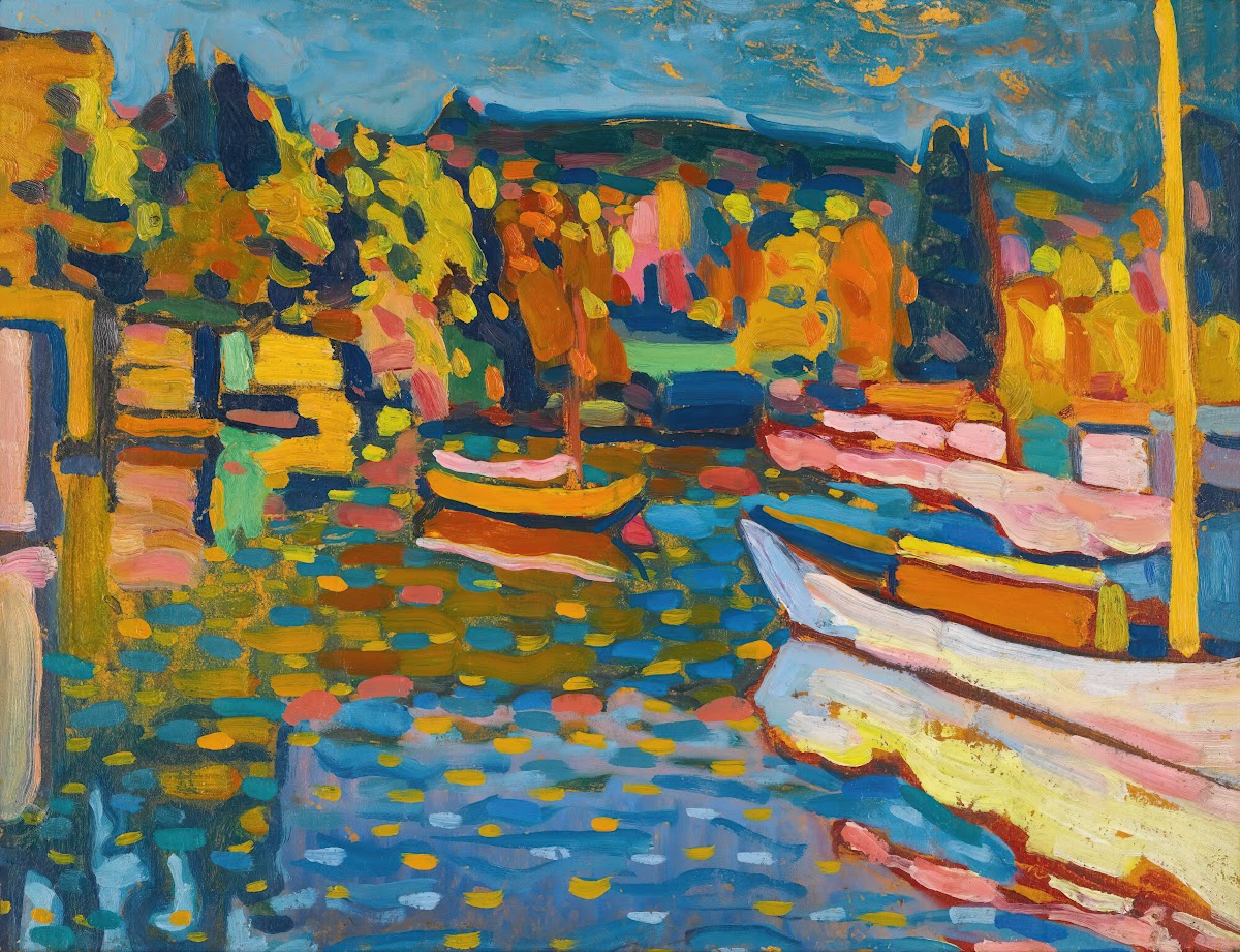 Study For Autumn Landscape With Boats 1908