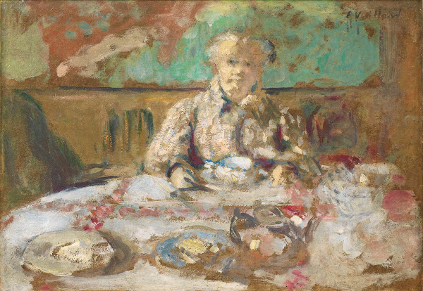 Madame Vuillard At The Dinner Table circa 1903