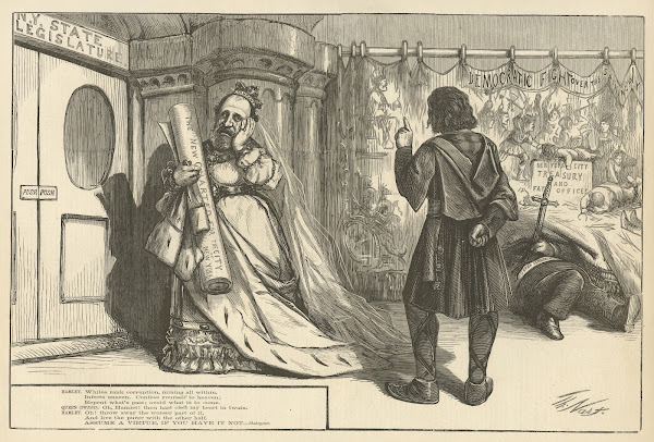 Senator Tweed in a new role 1870