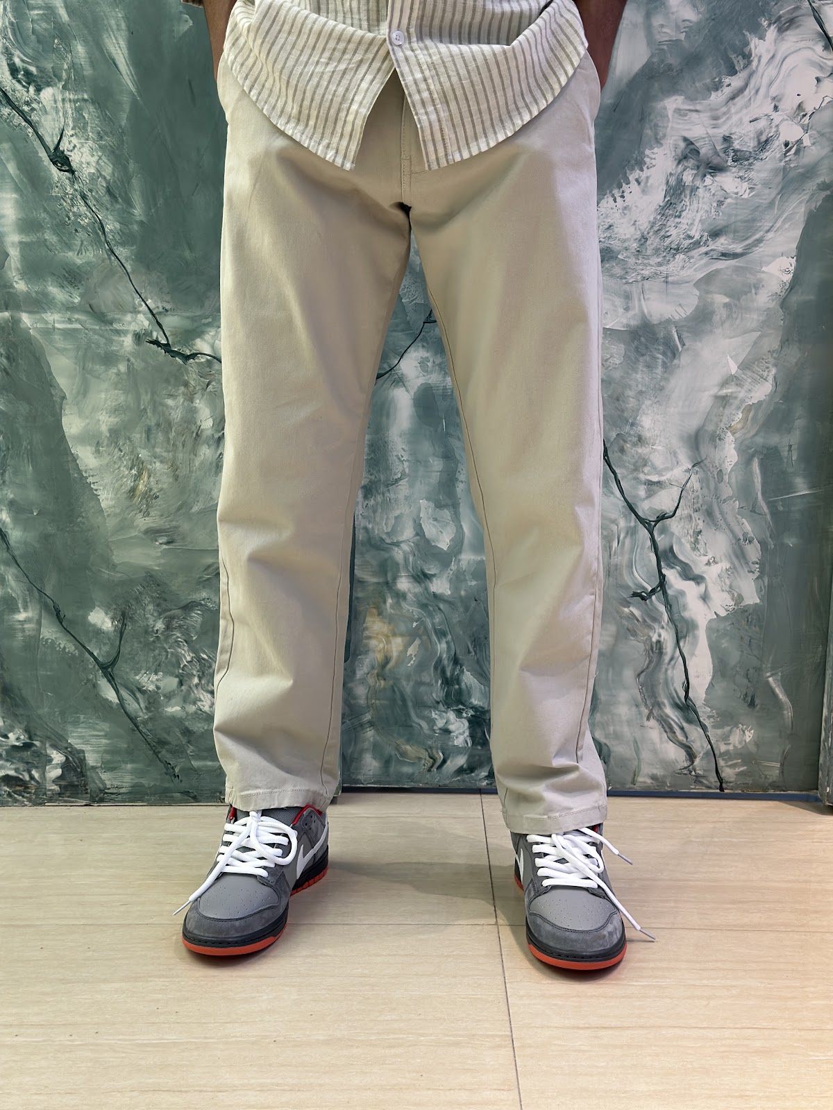 Relax Gaberdine Pant Beige