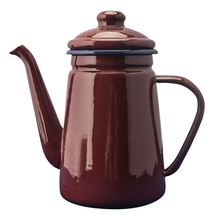 Enamel kettle, 1.1 L, for all types of cooktops