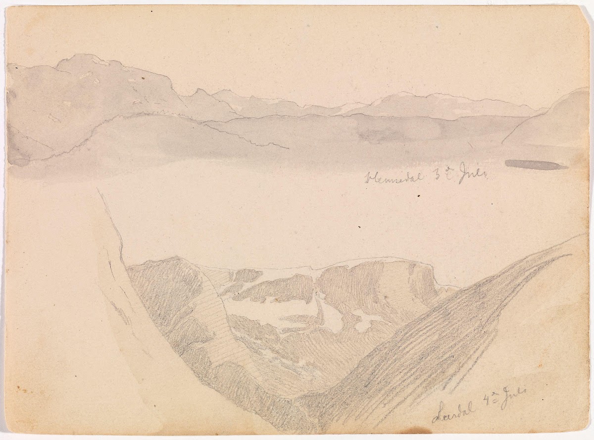 Fra Hemsedal fra Lærdal 1845