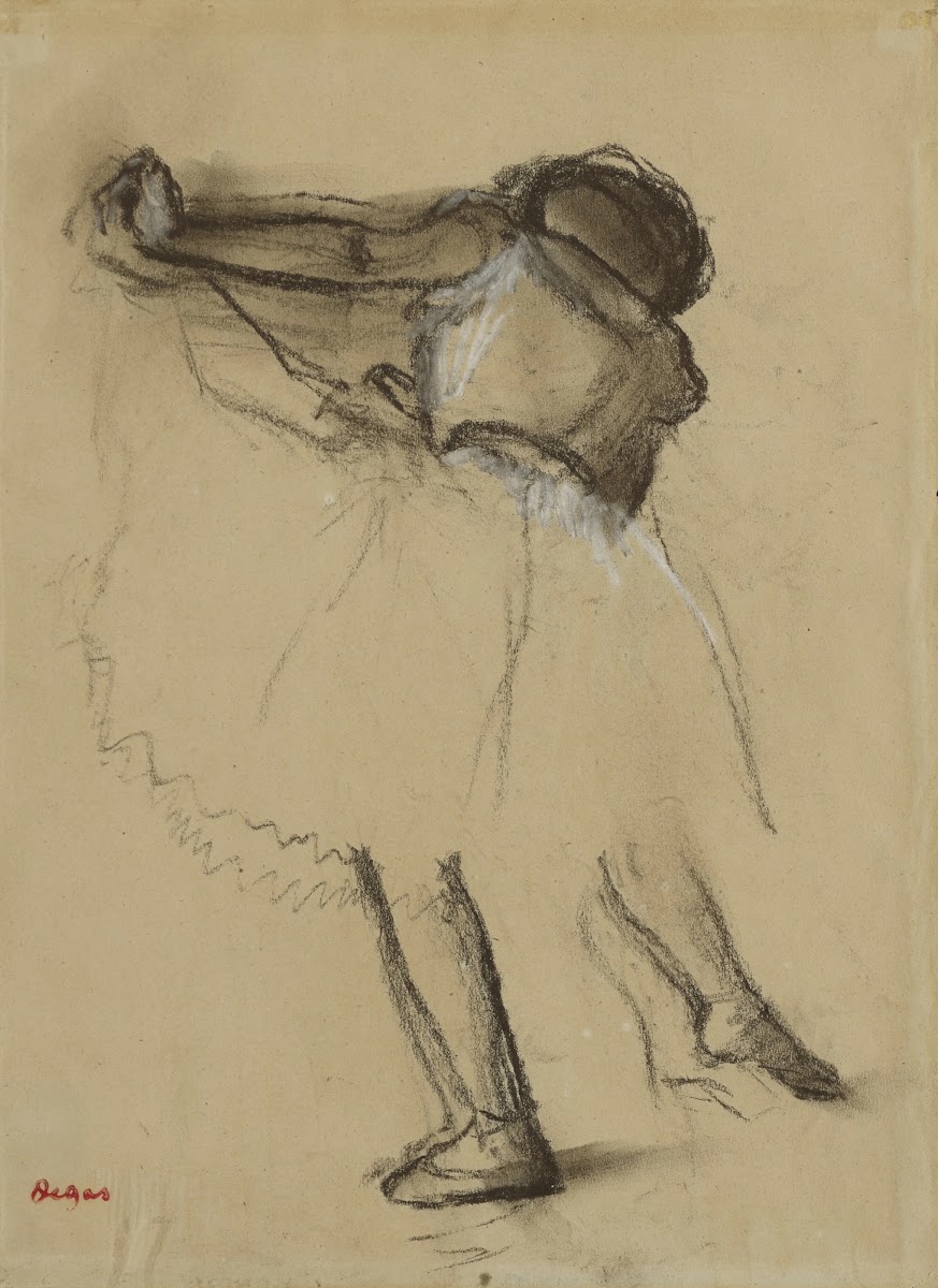 Danseuse vue de dos
