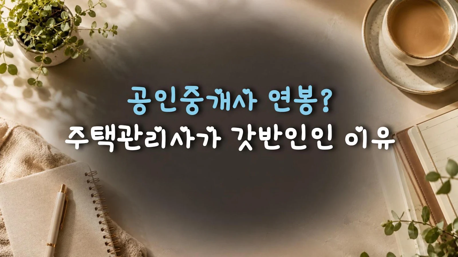 공인중개사 연봉? 주택관리사가 갓반인인 이유