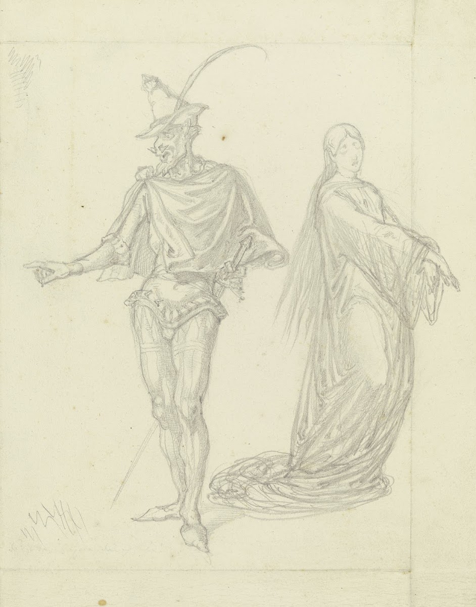 Studienblatt Mephisto sowie Lady Macbeth oder Gretchen