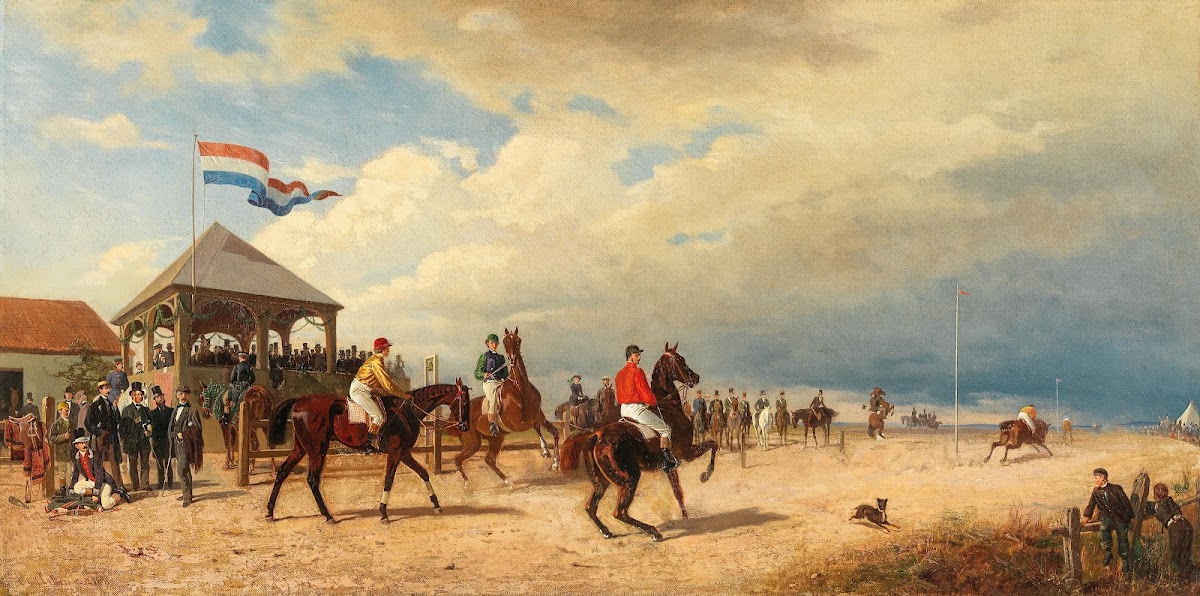 On the Horse Race Track 1862