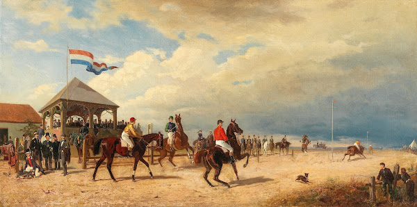 On the Horse Race Track 1862