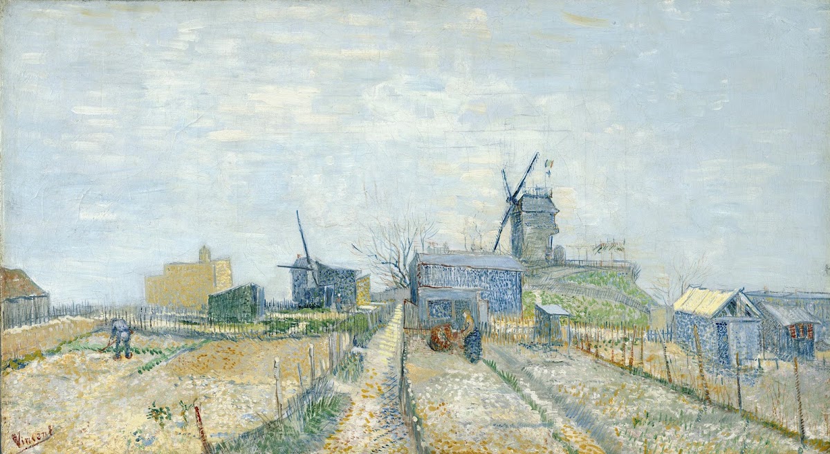 Montmartre mills and vegetable gardens 1887