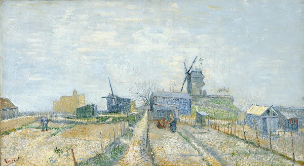 Montmartre mills and vegetable gardens 1887