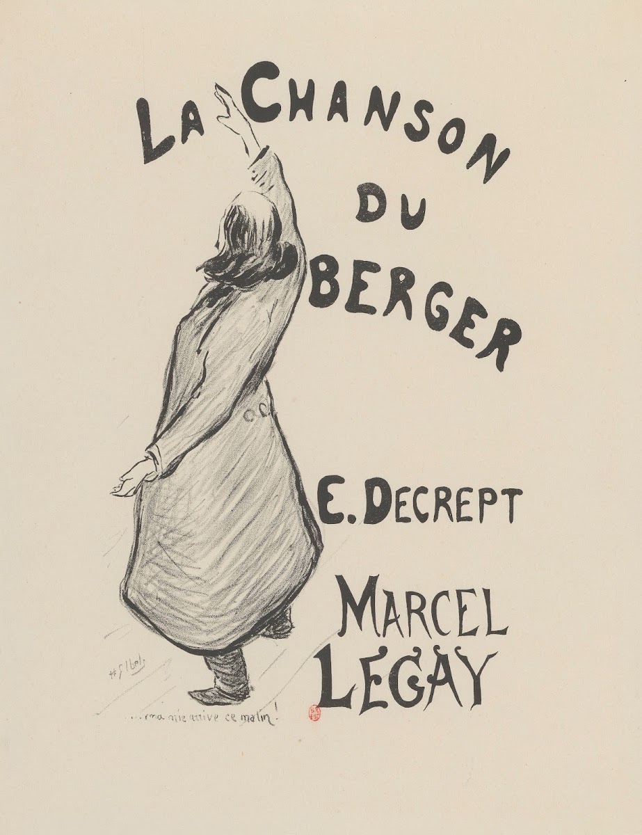 La Chanson du berger  E Decrept  Marcel  Legay 1895