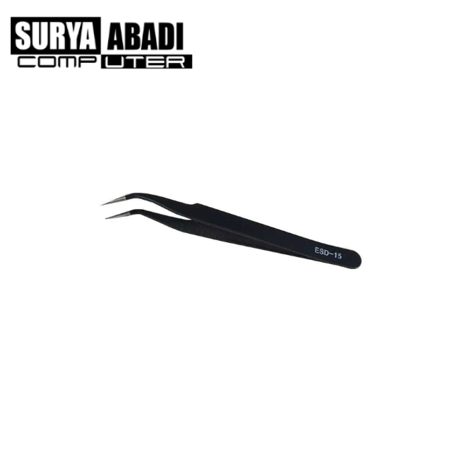 PINSET TWEEZER ESD 15
