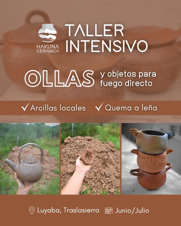 Taller de ollas y objetos para fuego directo