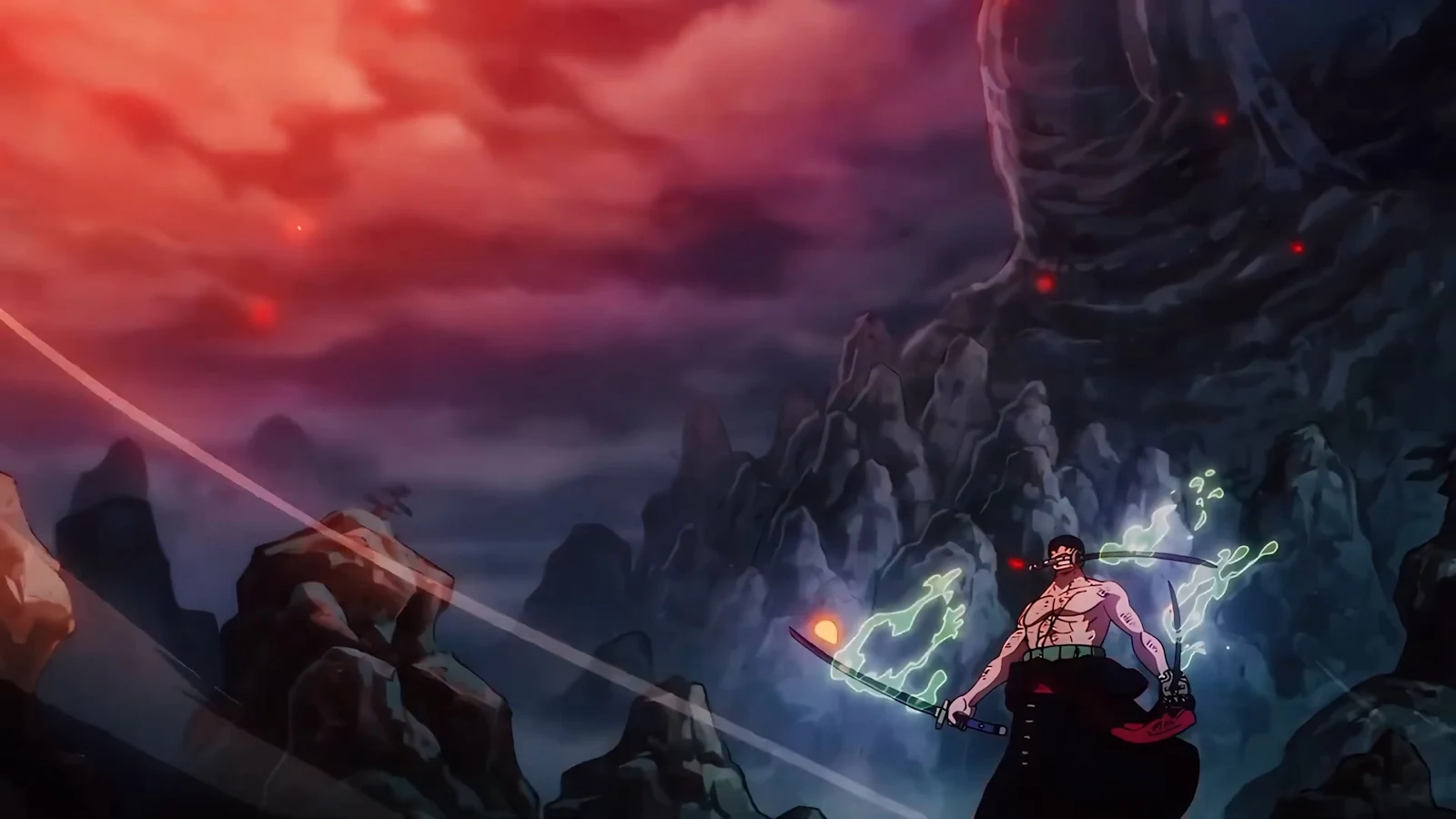 One Piece, Anime Boys, Swordsman, Anime, Anime Screenshot 4K Desktop, iPhone Wallpaper Background