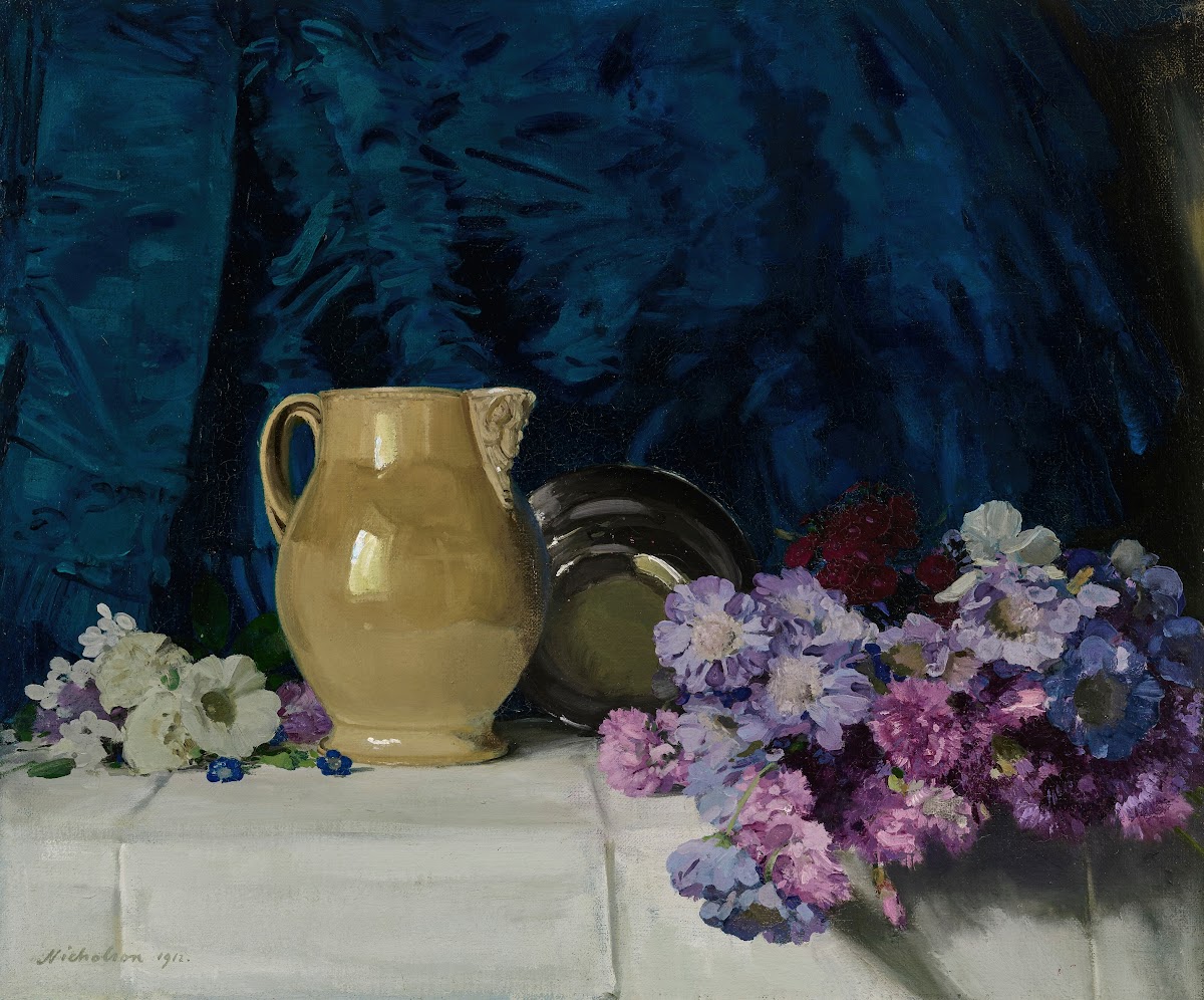 Scabious and a Jug 1912