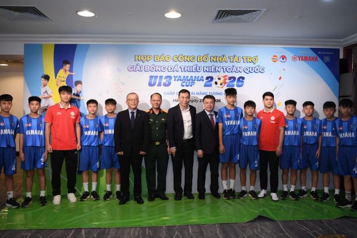 Công bố giải bóng đá thiếu niên U13 toàn quốc Yamaha Cup 2026 - Đài Phát thanh và truyền hình Hà Nội