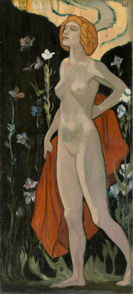 Stehender weiblicher Akt