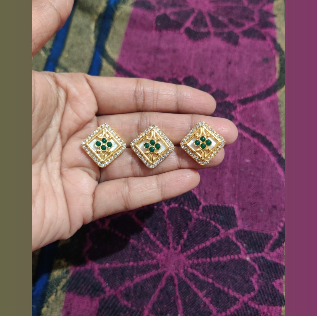 R48-Square Green (Pack Of 3)