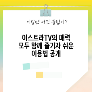 이스트라TV 사용법, 이스트라TV 장점, 이스트라TV 추천 프로그램, 이스트라TV 사용자 후기