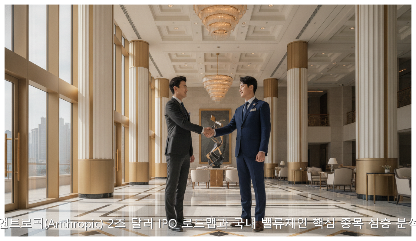 앤트로픽(Anthropic) 2조 달러 IPO 로드맵과 국내 밸류체인 핵심 종목 심층 분석 핵심 안내 및 분석 인포그래픽 (3)