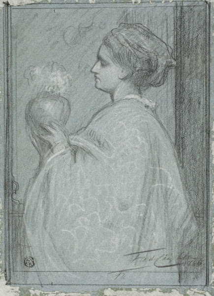 Lady with Vase 1865