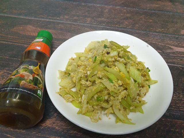 Bầu Xào Trứng Vịt