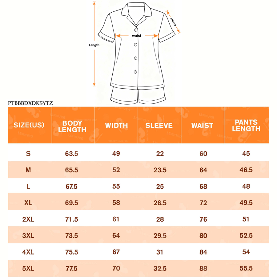AOP PTB Trim Short Sleeve & Shorts Pajama Set