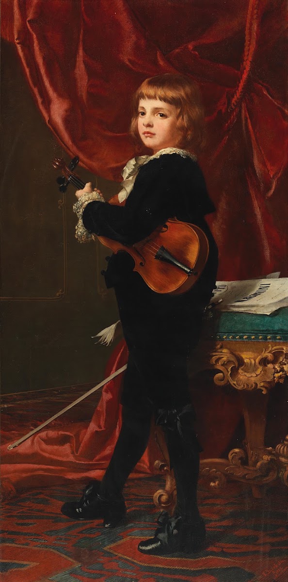 Junger Geiger 1885