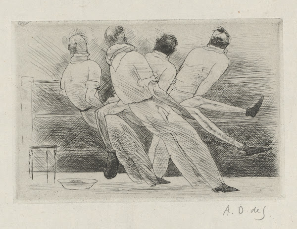 Tableau de la boxe illustré de 29 gravures à leau forte pl 3 1923