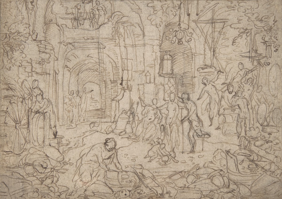 Venus Visiting the Forge of Vulcan 16th century