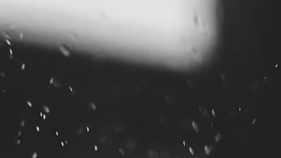 Black And White Water Drops 5K iPhone Wallpaper Background