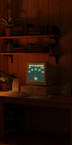 Retro, Gaming, 80S, Vintage 4K Wallpaper Background