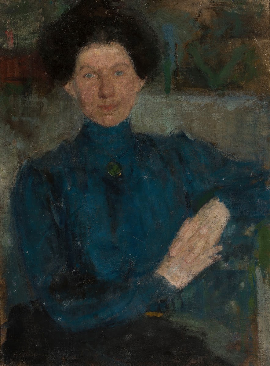 Portraif of Maria Koźniewska Kalinowska 18751968 painter 1903