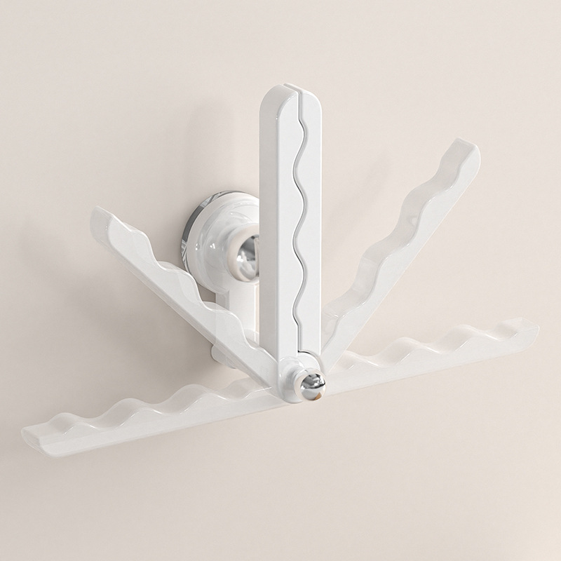 Wall-mounted hair clip organizer