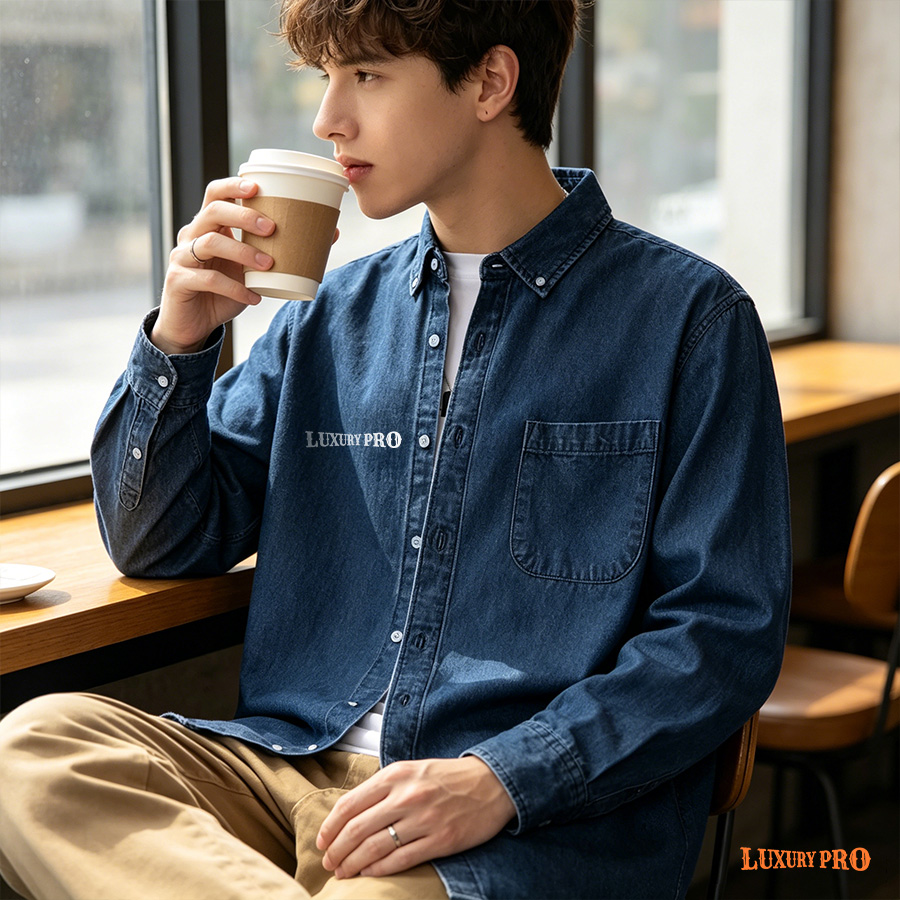 2D Washed Denim Shirt