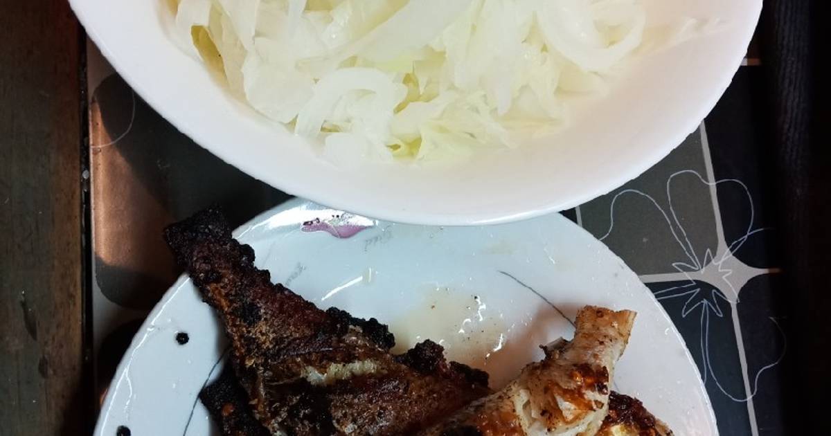 Cá hường chiên sa tế