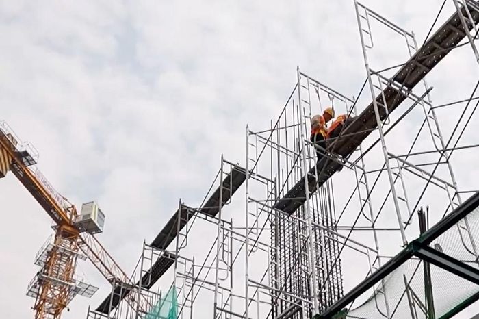 An toàn lao động tại công trình trọng điểm - Đài Phát thanh và truyền hình Hà Nội