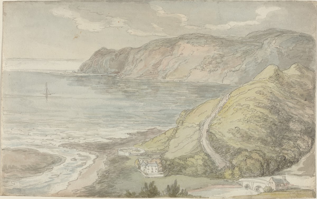 View from the Inn at Lynton probably 1811