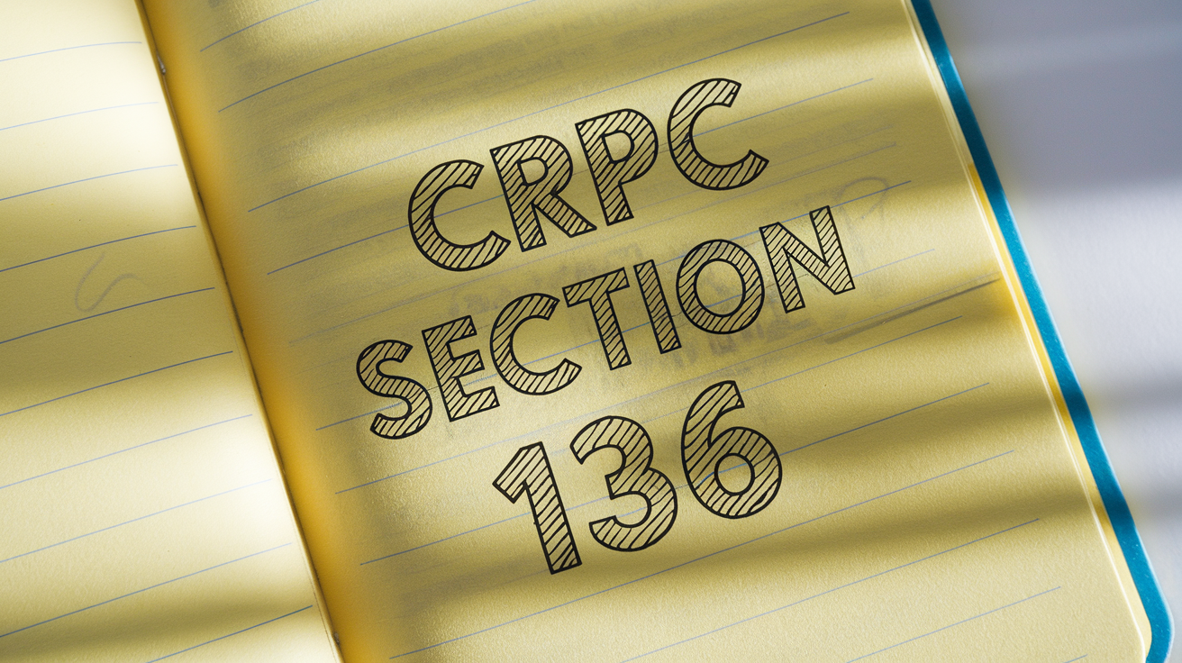 CrPC Section 136 – Seizure of Property Procedure