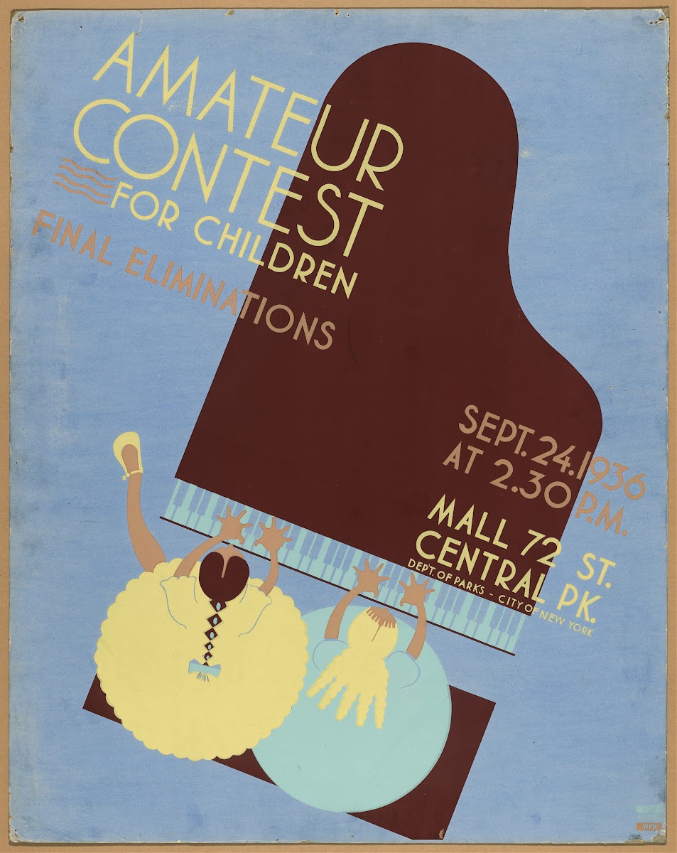 Amateur Contest For Children Final Eliminations 1936