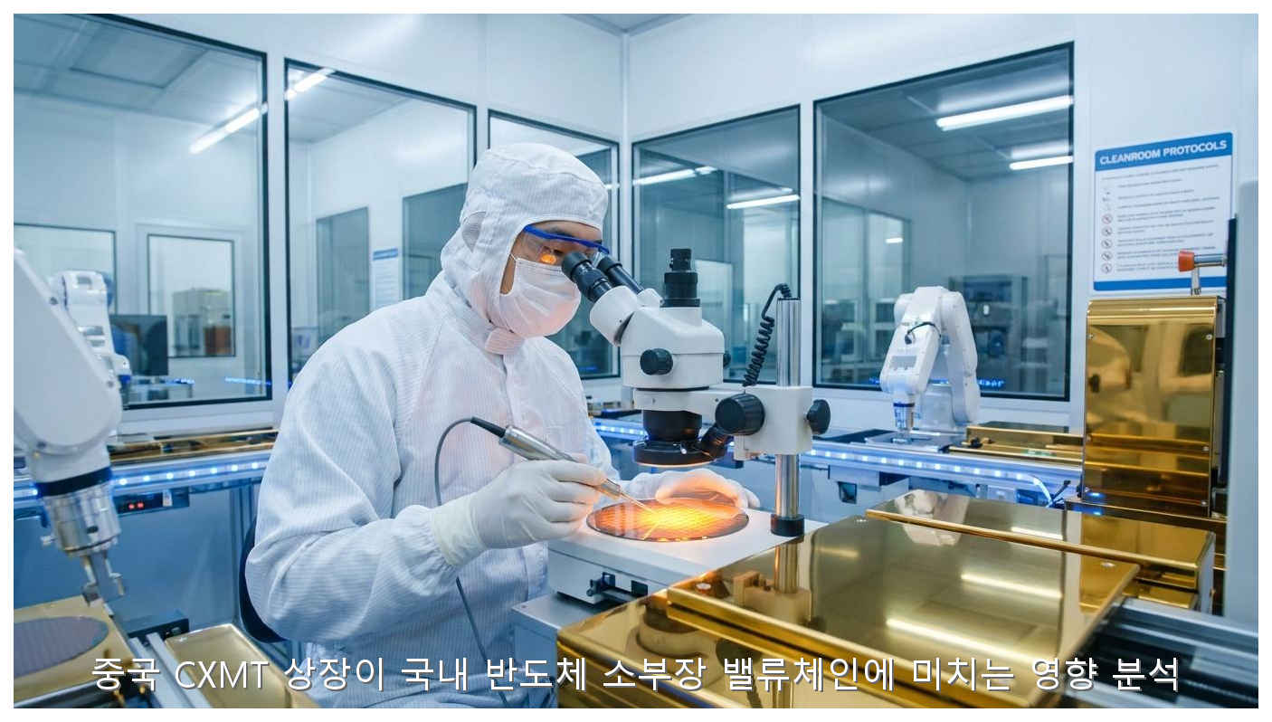 중국 CXMT 상장이 국내 반도체 소부장 밸류체인에 미치는 영향 분석 핵심 안내 및 분석 인포그래픽 (4)