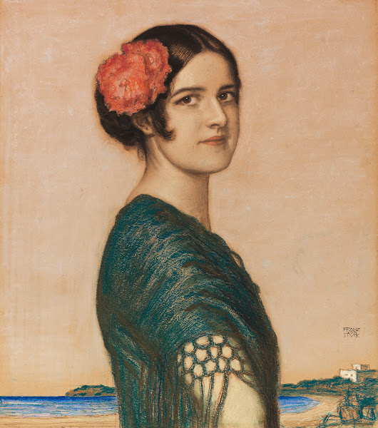 Tochter Mary als Spanierin 1916