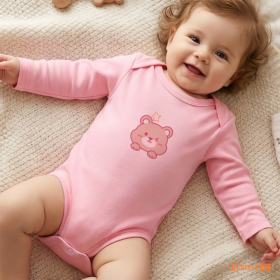 2D Baby Long-Sleeve Romper