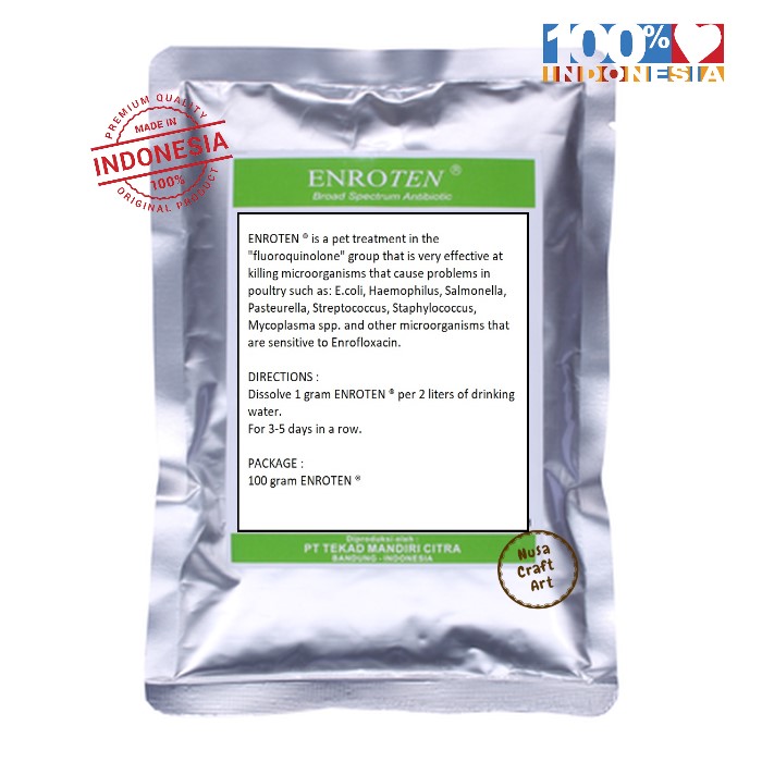 Enroten PET / POULTRY / Chicken For Flu Cold Cough Snot Treatment