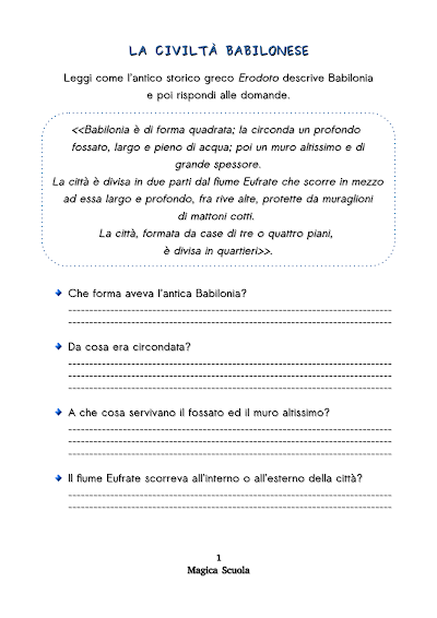 Anteprima della prima pagina: La civiltà babilonese