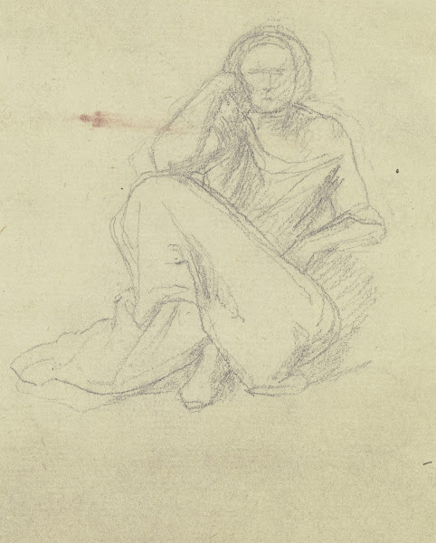Woman sitting on the floor